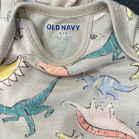Old Navy 3-Pack Baby Boys Short/Sleeves Bodysuits 0-3 M - Picture 5 of 5